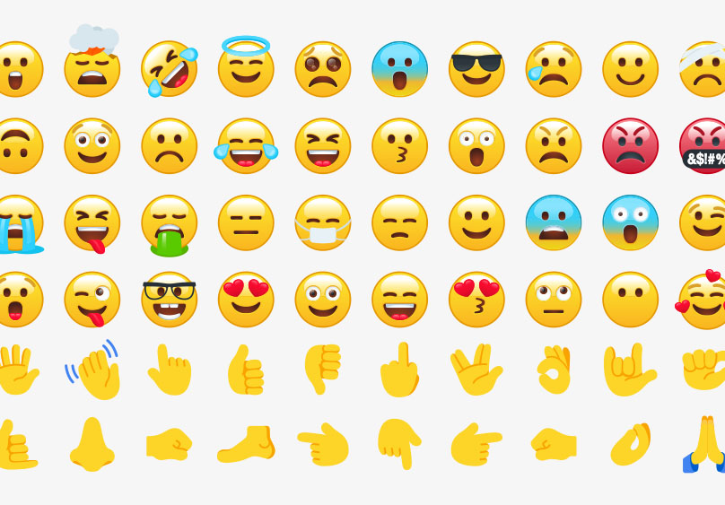 Emojis más usados